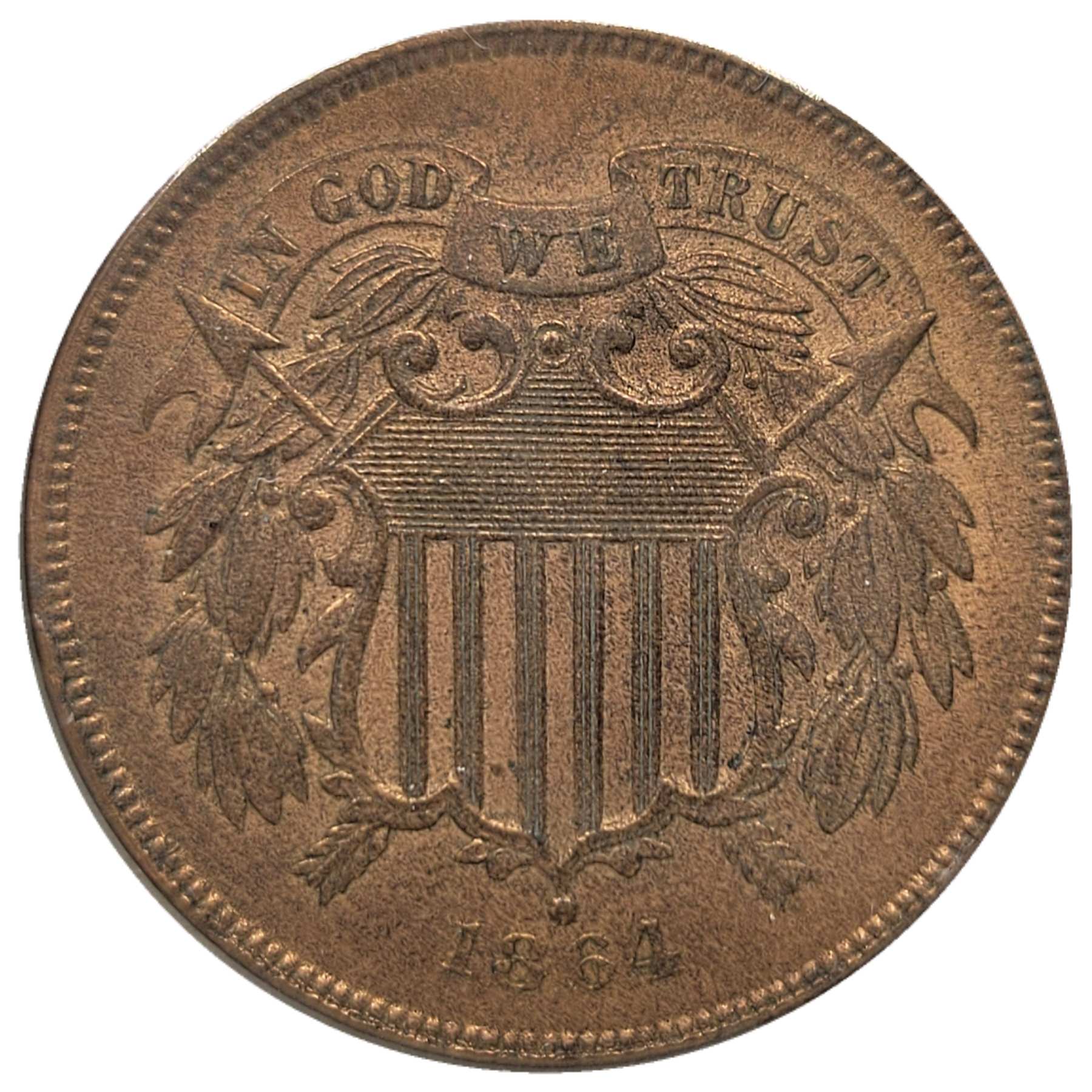 1864-2c-Two-Cent-Copper-Large-Motto-#8